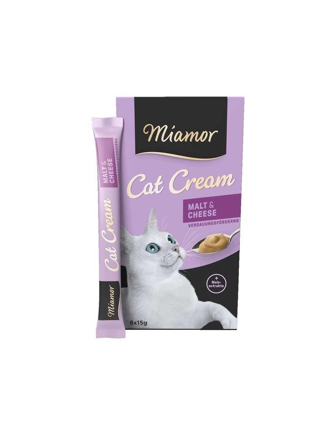 Miamor Cream Malt-Peynir Ek Besin ve Kedi Ödülü 6 x 15 Gr