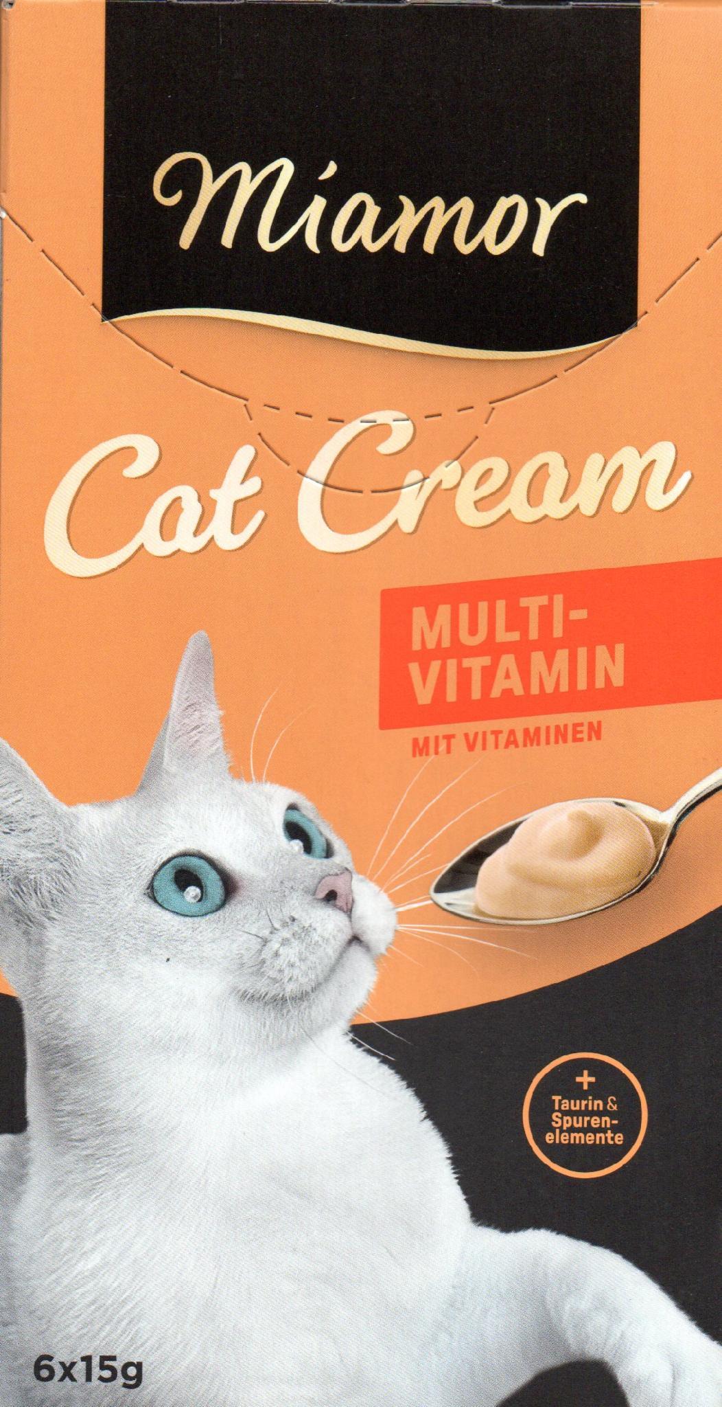 Miamor Cream Multi Vitamin Ek Besin ve Kedi Ödülü 6 x 15 Gr