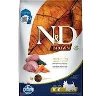 ND Brown Spirulina Kuzu Etli Küçük Irk Yetişkin Köpek Maması 5 Kg