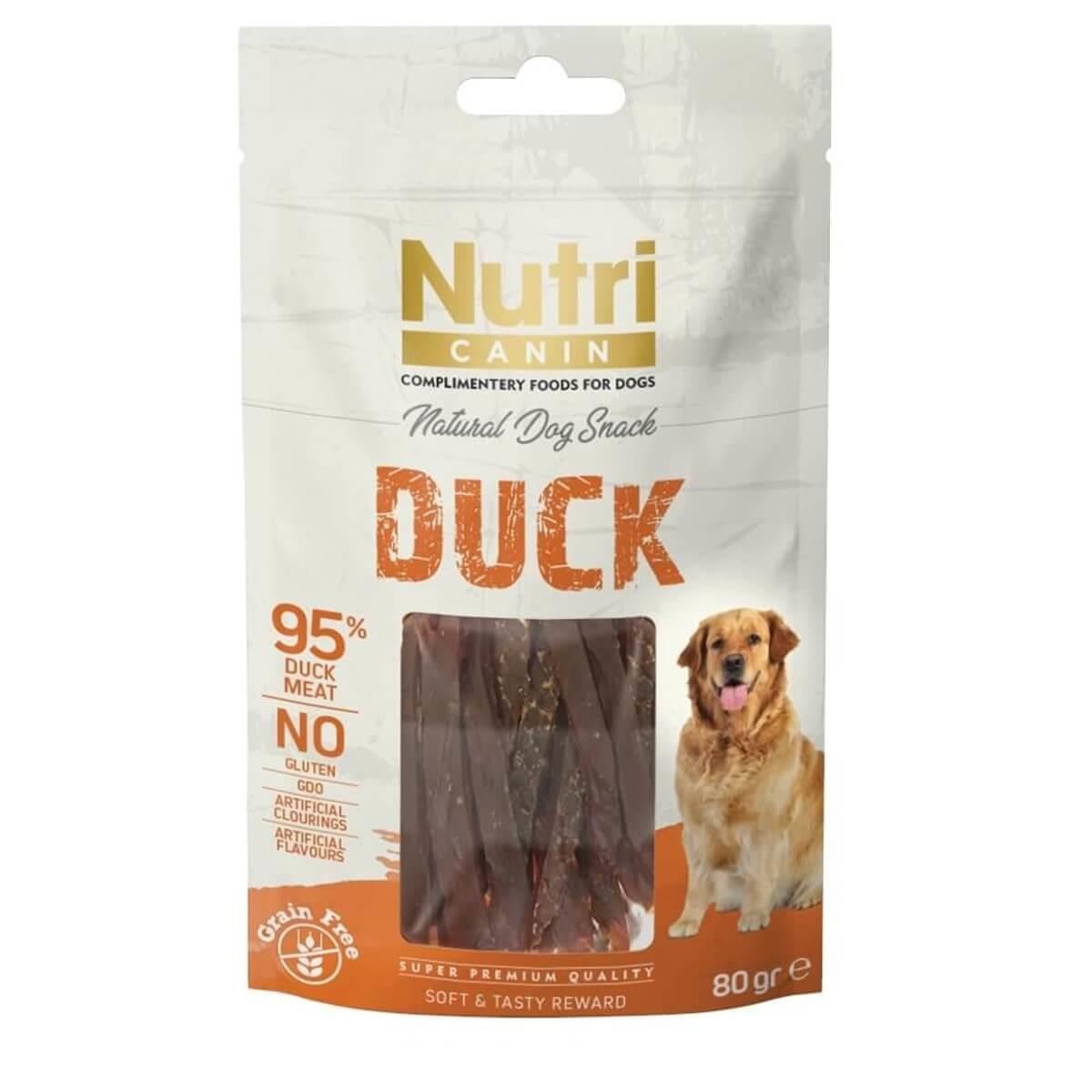 Nutri Canin Duck Snack Ördekli Köpek Ödülü 80 Gr