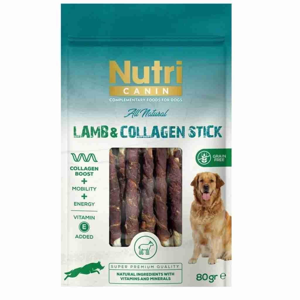 Nutri Canin Kuzu Etli Kolajen Çubuk Köpek Ödülü 80 Gr