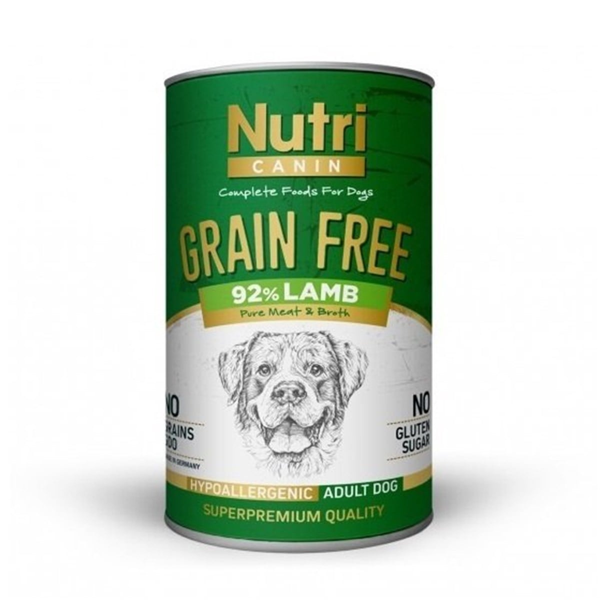 Nutri Canin Kuzu Etli Tahılsız Köpek Konservesi 400 Gr