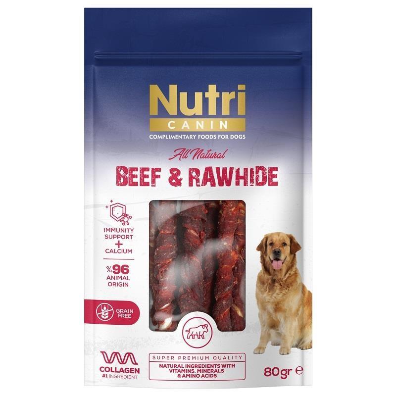 Nutri Canin Sığır Eti Sarılı Kemik Yetişkin Köpek Ödülü 120 Gr