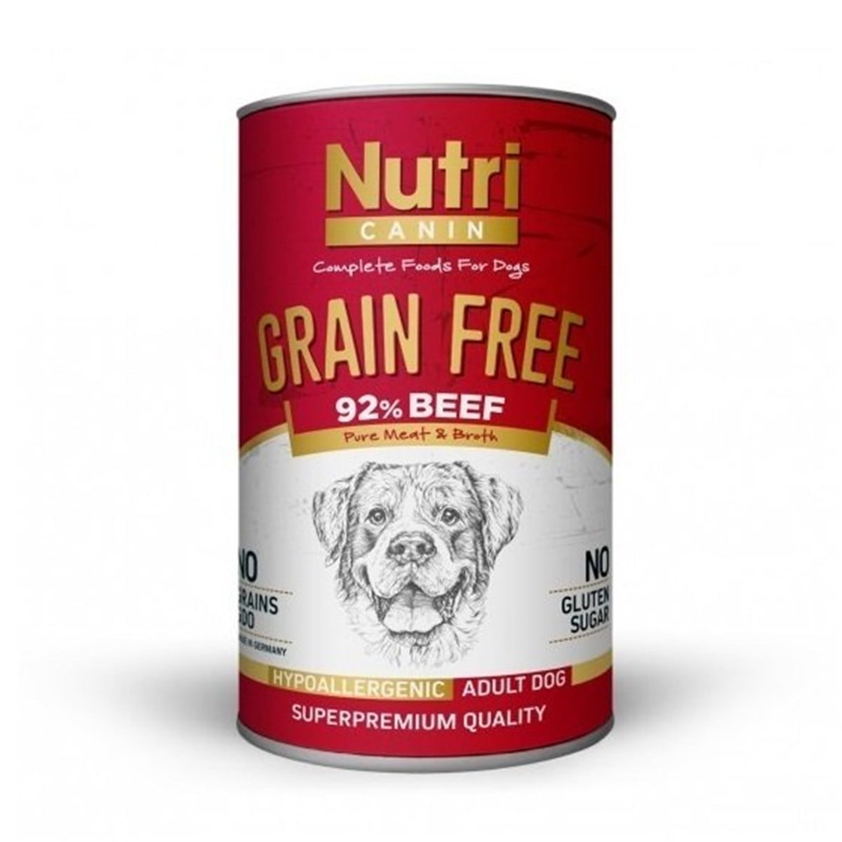 Nutri Canin Sığır Etli Tahılsız Köpek Konservesi 400 Gr