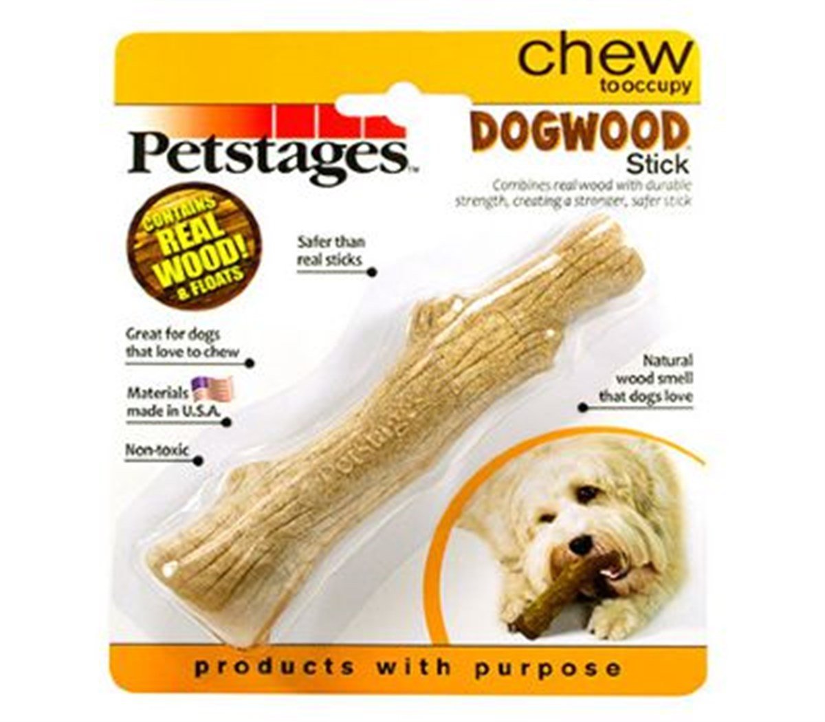 Petstages Durable Sticks Ağaç Dalı Şeklinde Oyun Kemiği Small