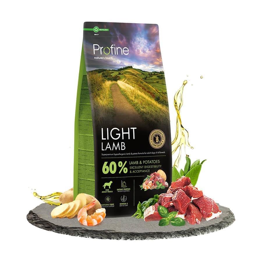 Profine Light Kuzu Etli Yetişkin Diyet Köpek Maması 12 Kg