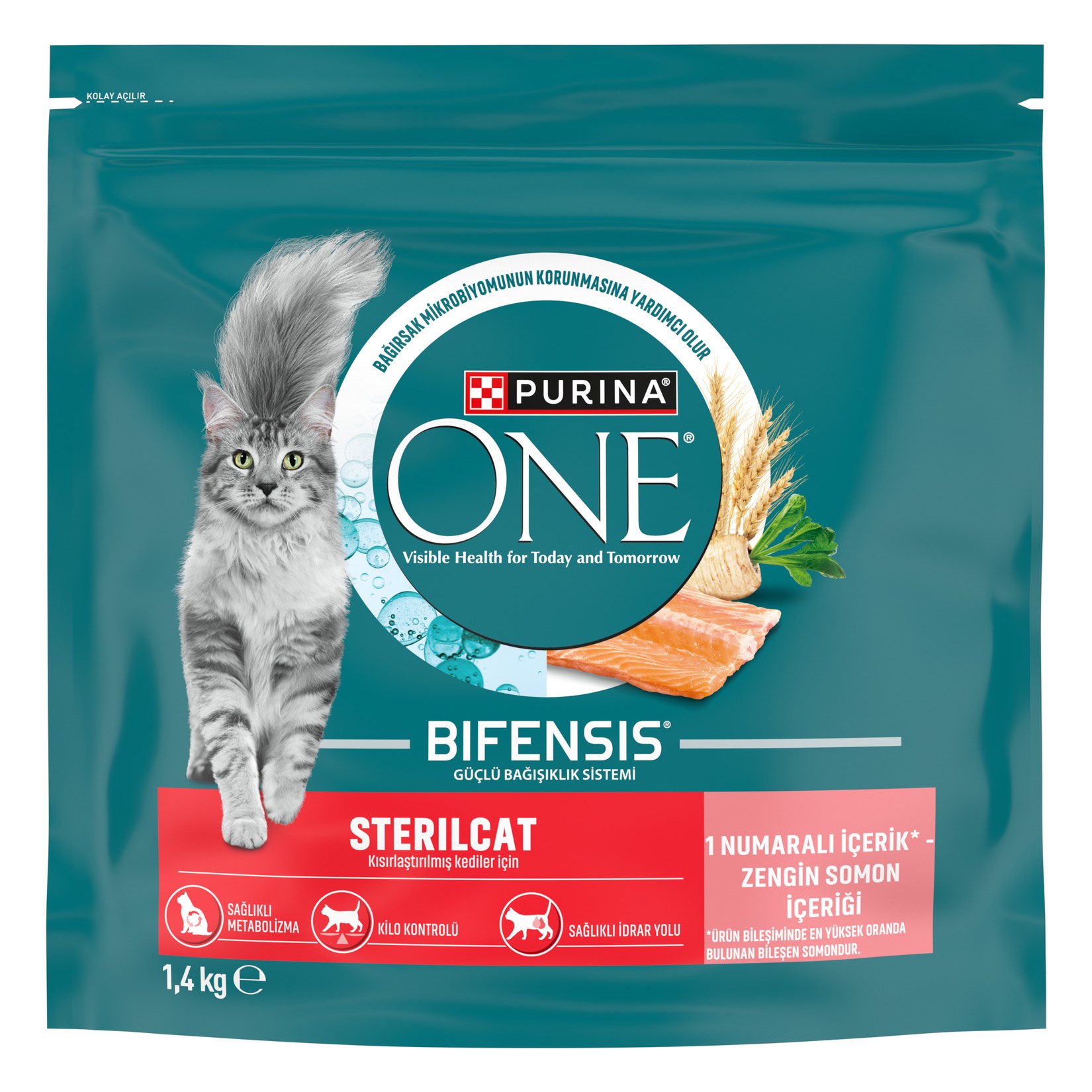 Purina One Sterilcat Somonlu Kısır Kedi Maması 1,4 Kg
