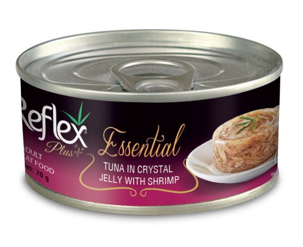 Reflex Plus Essential Ton Balıklı Karidesli Jöle Kedi Konservesi 70 Gr