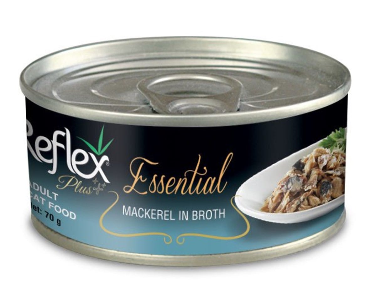 Reflex Plus Essential Uskumru ve Sardalya Balıklı Kedi Konservesi 70 Gr