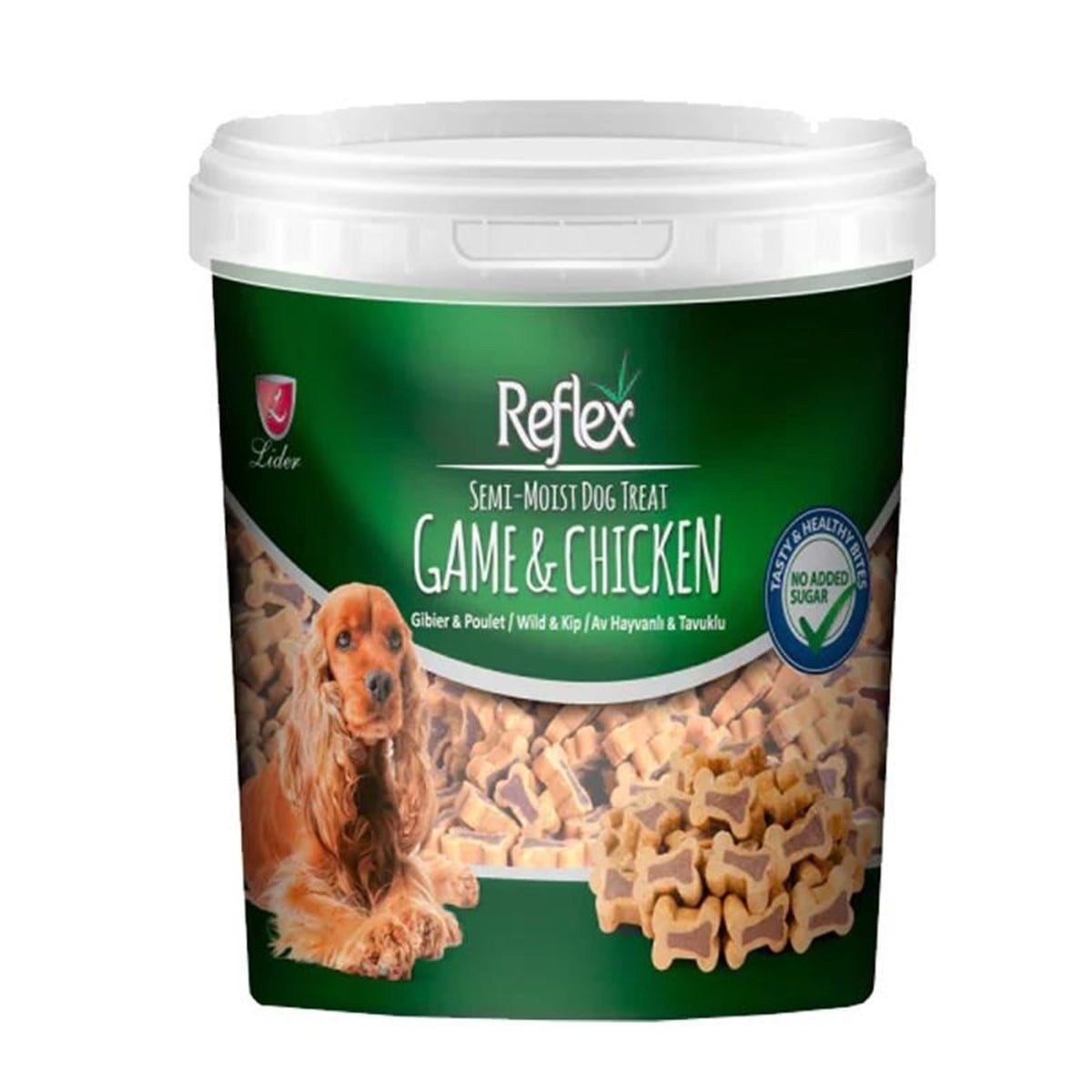 Reflex Semi Moist Av Hayvanlı ve Tavuklu Köpek Ödül Maması 500 Gr
