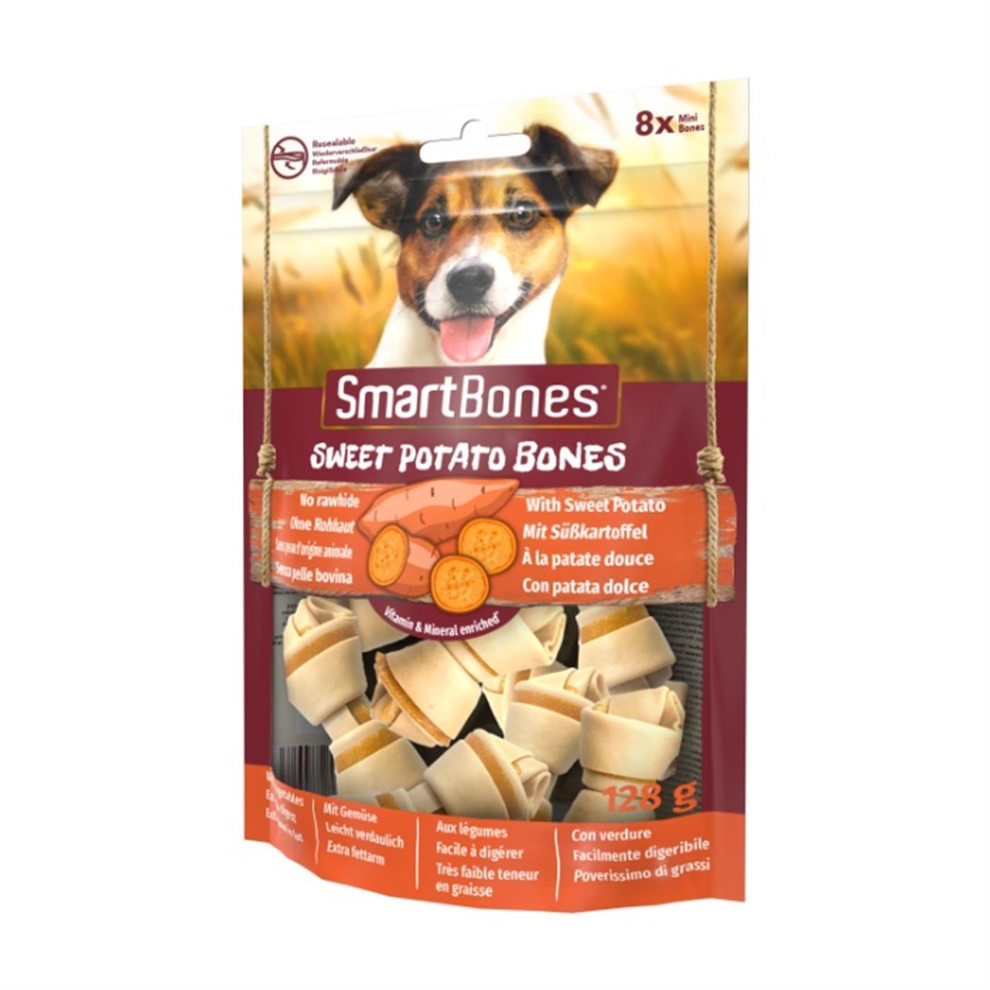 Smart Bones Tatlı Patatesli Mini Kemik Köpek Ödülü 128 Gr