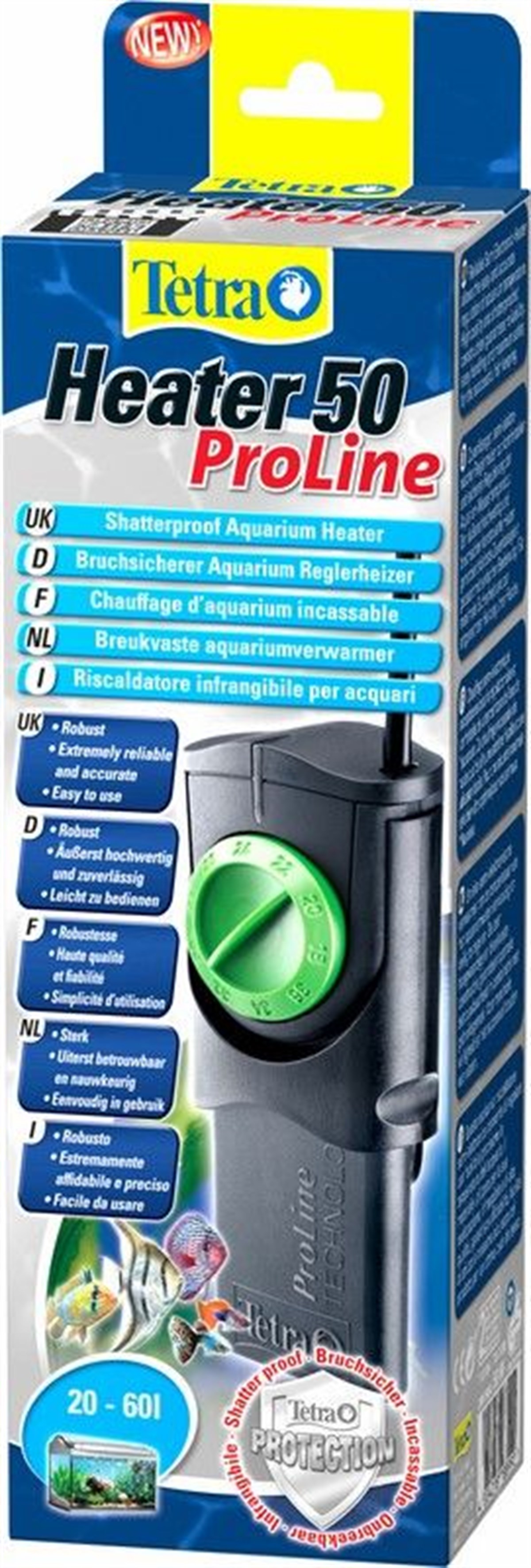 Tetra Proline Akvaryum Isıtıcısı 50 Watt