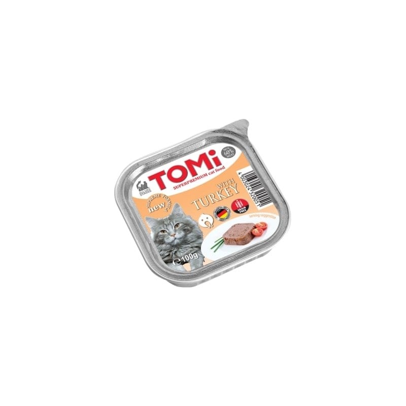 Tomi Hindili Pate Yetişkin Kedi Konservesi 100 Gr