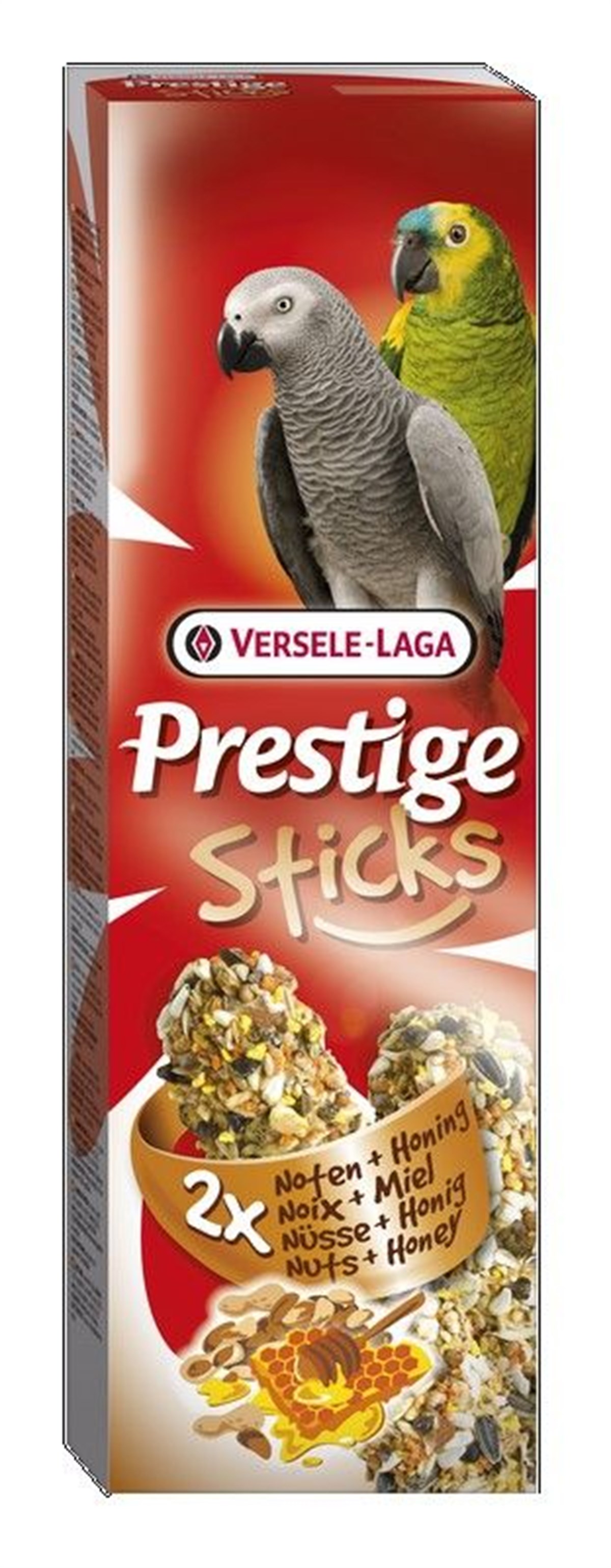 Versele Laga Prestige Sticks Ballı Fındıklı Papağan Krakeri 140 Gr (2'li Paket)