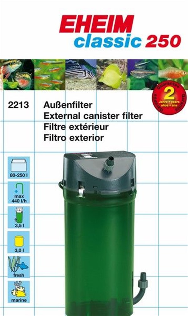 Eheim Classic 2213-02 Dış Filtre Musluklu