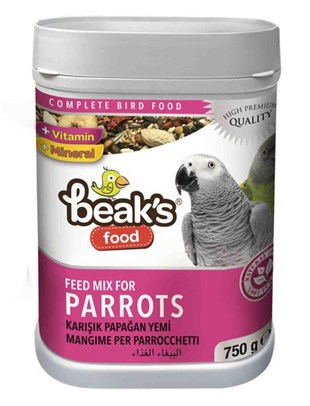 Beaks Food Papağan Yemi-750 Gr