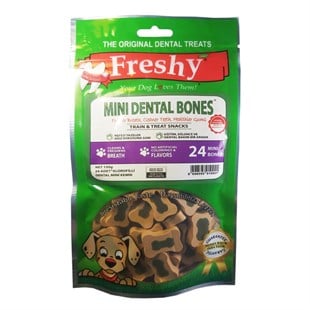Freshy Mini Dental Bones Klorofilli Köpek Ödülü 24 Adet 150 Gr