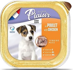 Plaisir Puppy Tavuklu Pate Yavru Köpek Konservesi 150 Gr
