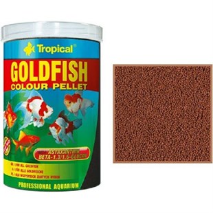 Tropical Goldfish Colour Pellet Size Small 45 gr 100 ml