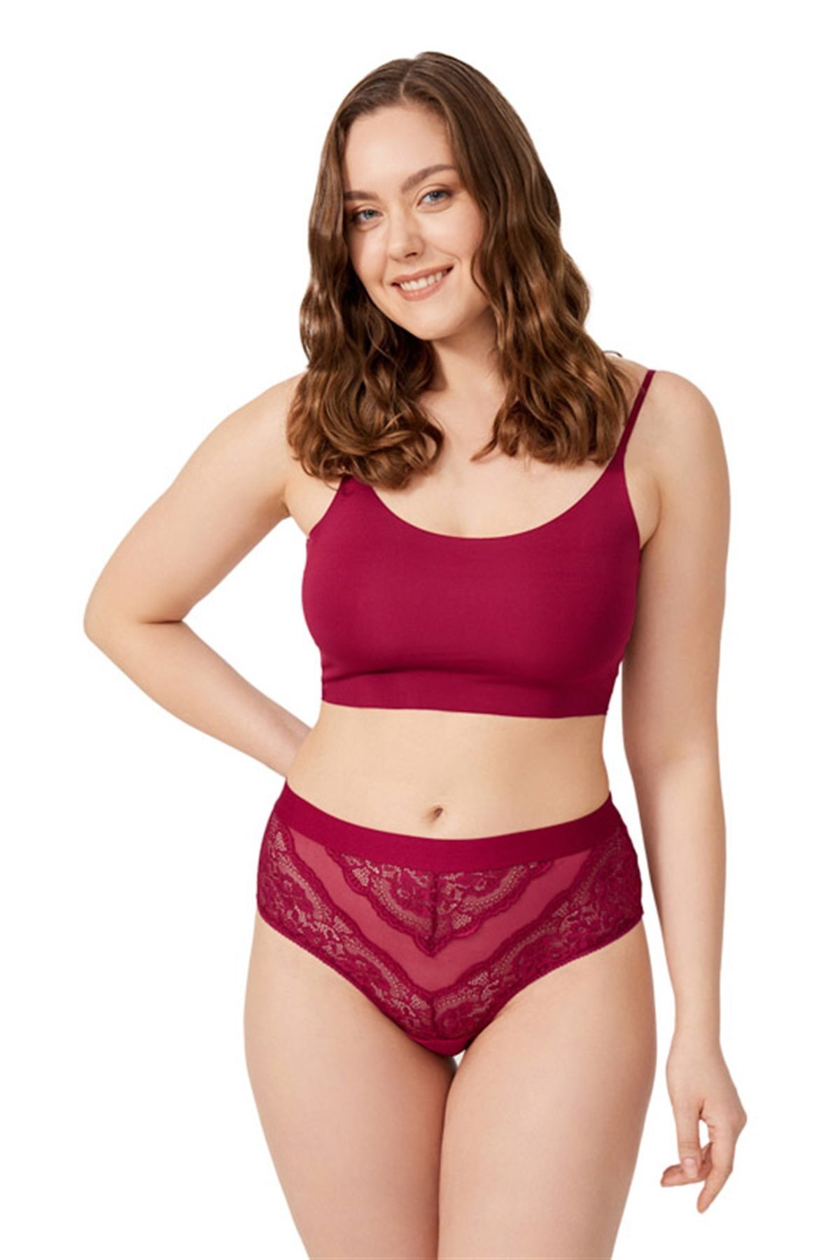Women Bikini Panty with Transparent Back CH6053