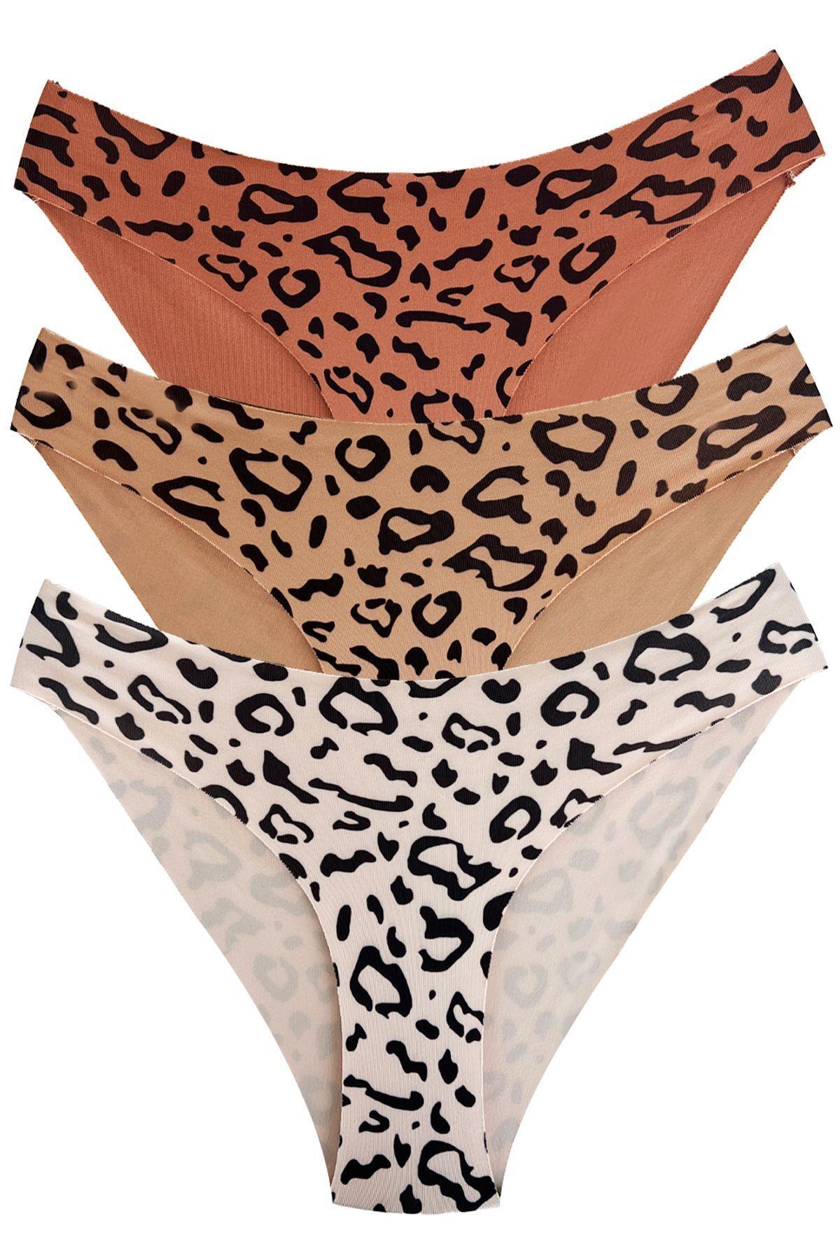 Patterned Laser Cut Bikini Cut Women Panty CH6179