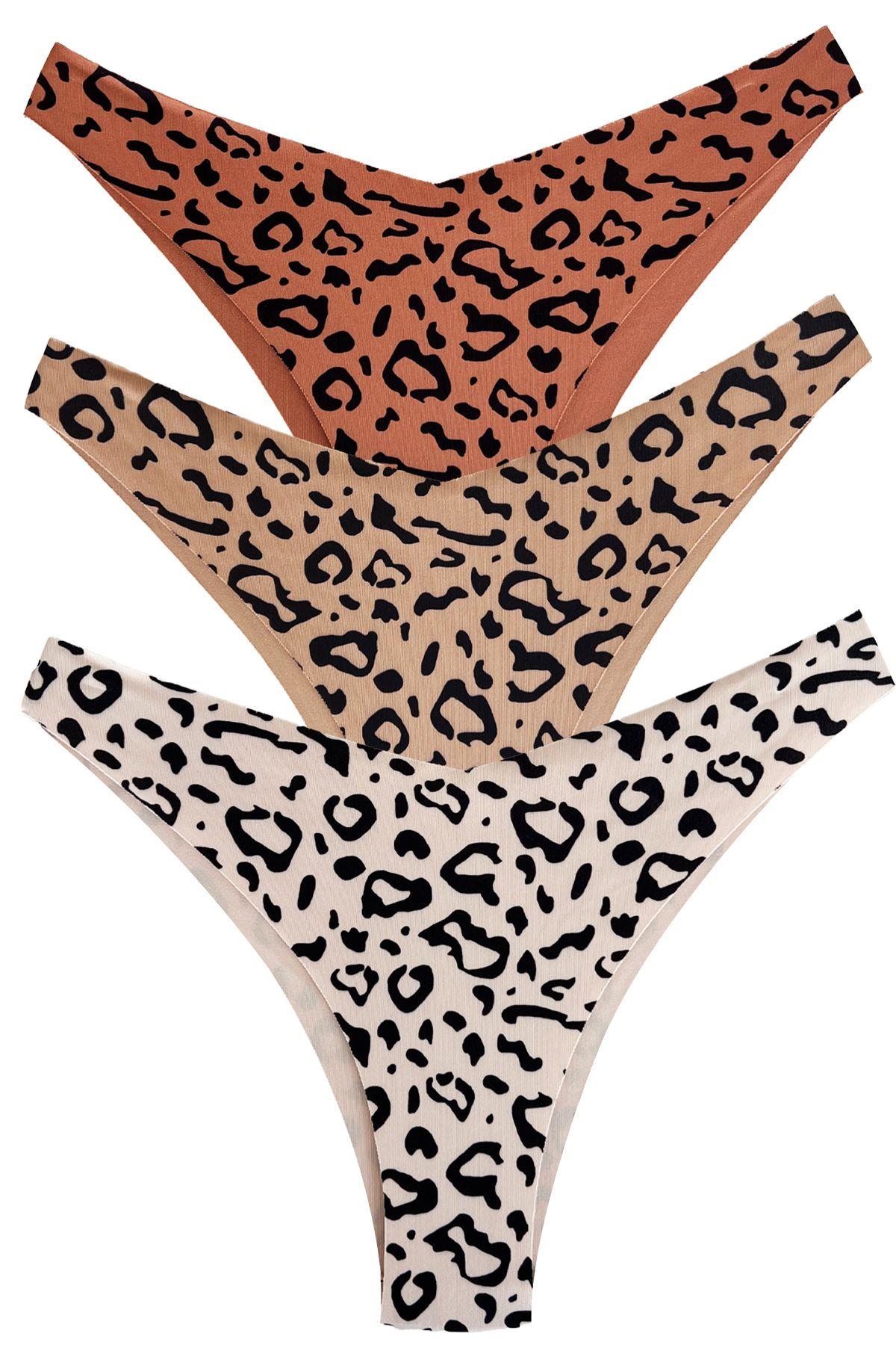 Patterned Laser Cut Brazilian Women Panty CH6180