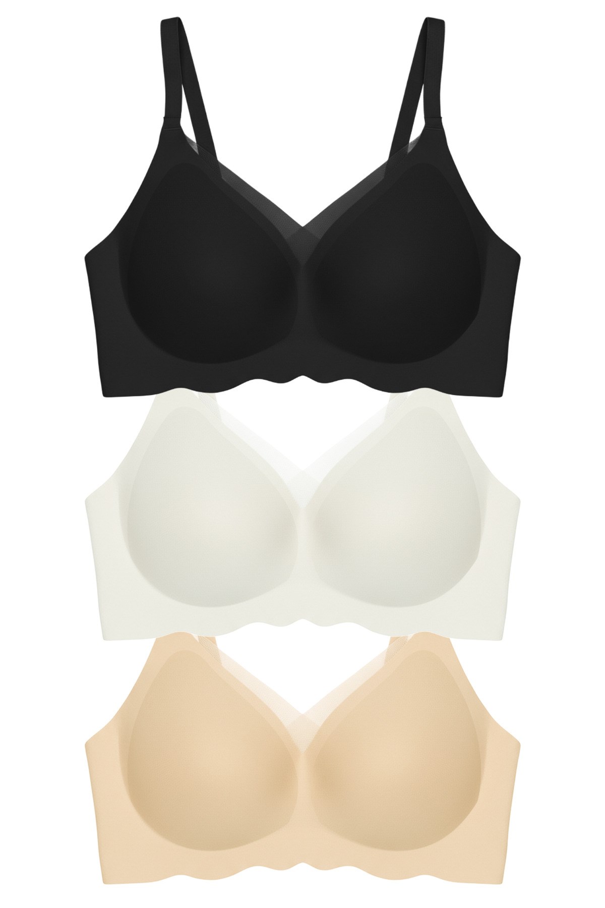 Laser Cut Seamless Women Bra CH1119