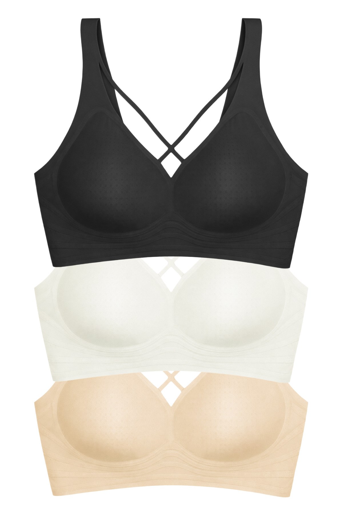 Laser Cut Seamless Women Br CH1122