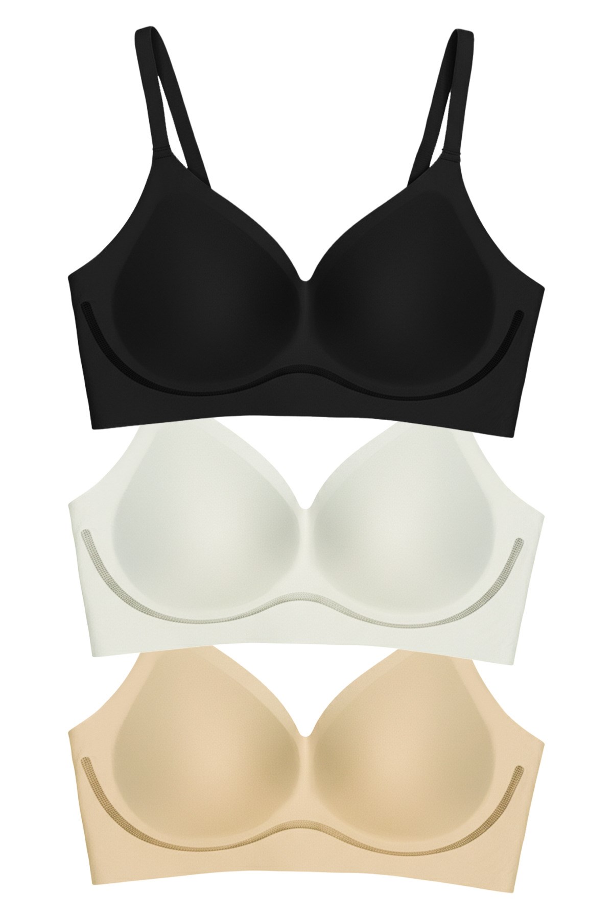 Laser Cut Seamless Women Br CH1123