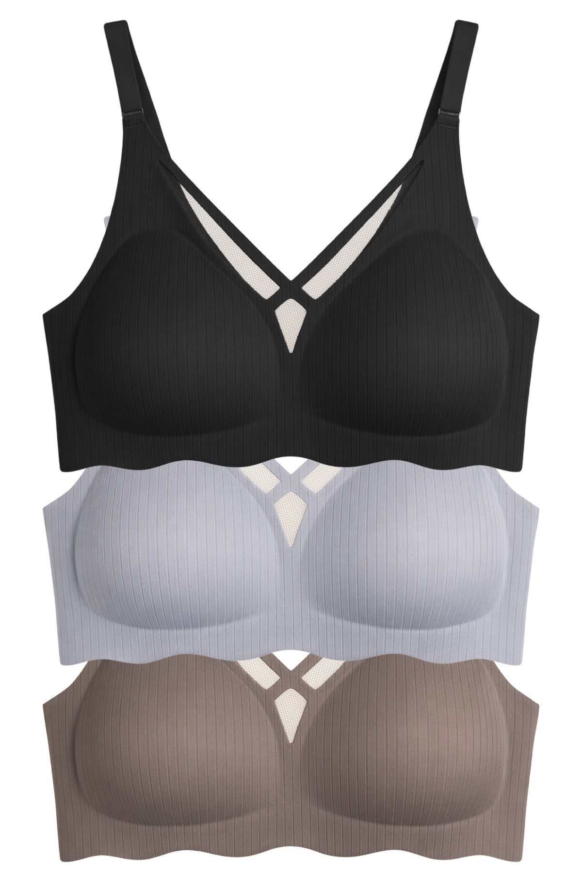 Laser Cut Seamless Women Br CH1124