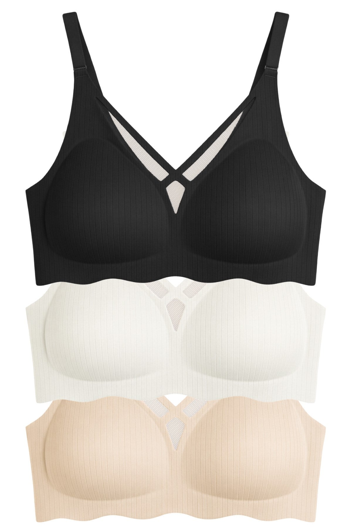 Laser Cut Seamless Women Br CH1124