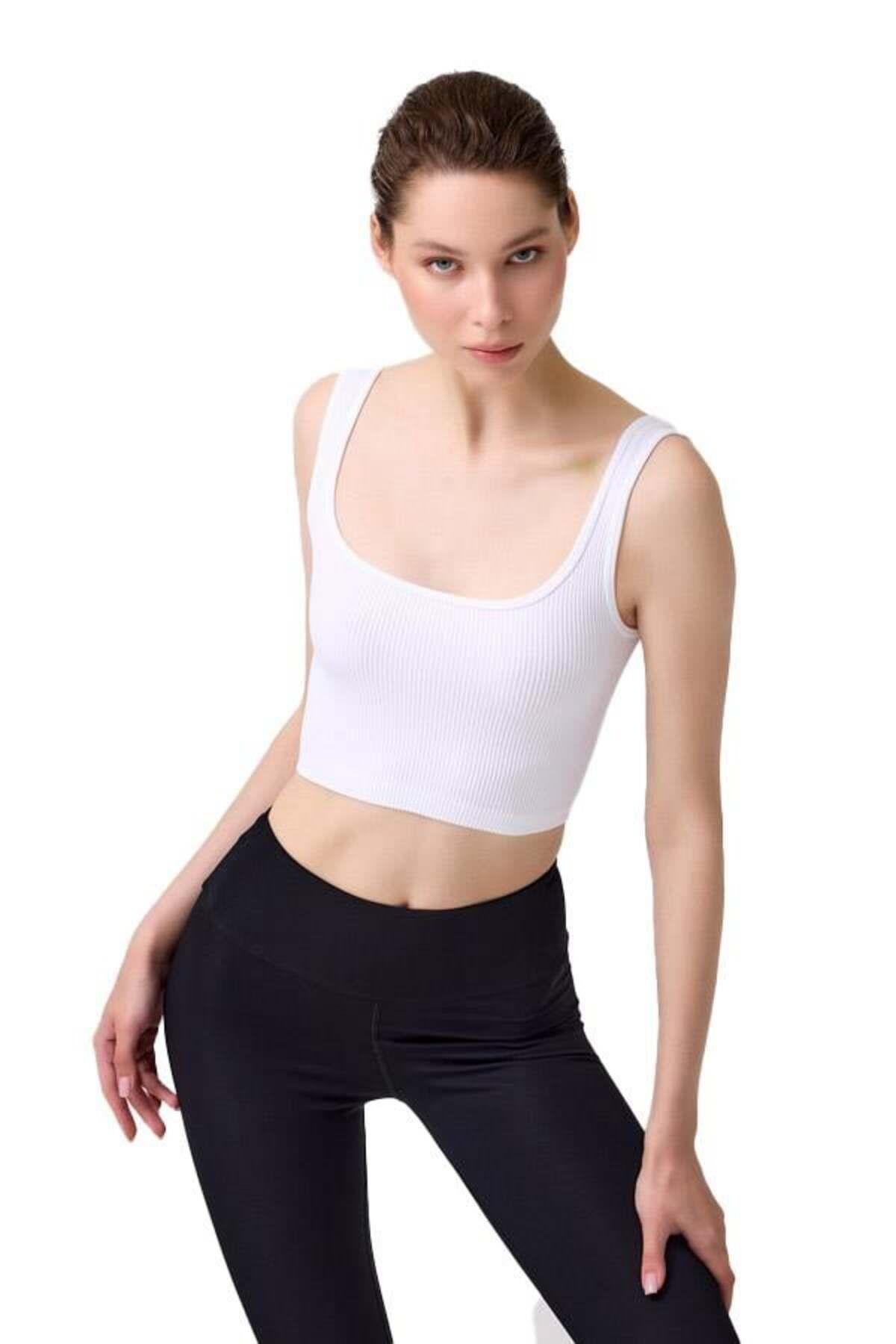 Square Neck Seamless Crop CH1090