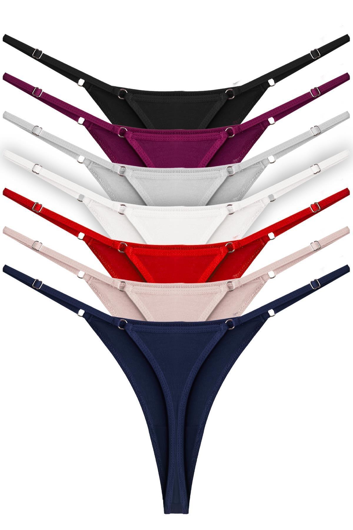 Cotton Women Thong with Adjustable Waistband CH6107