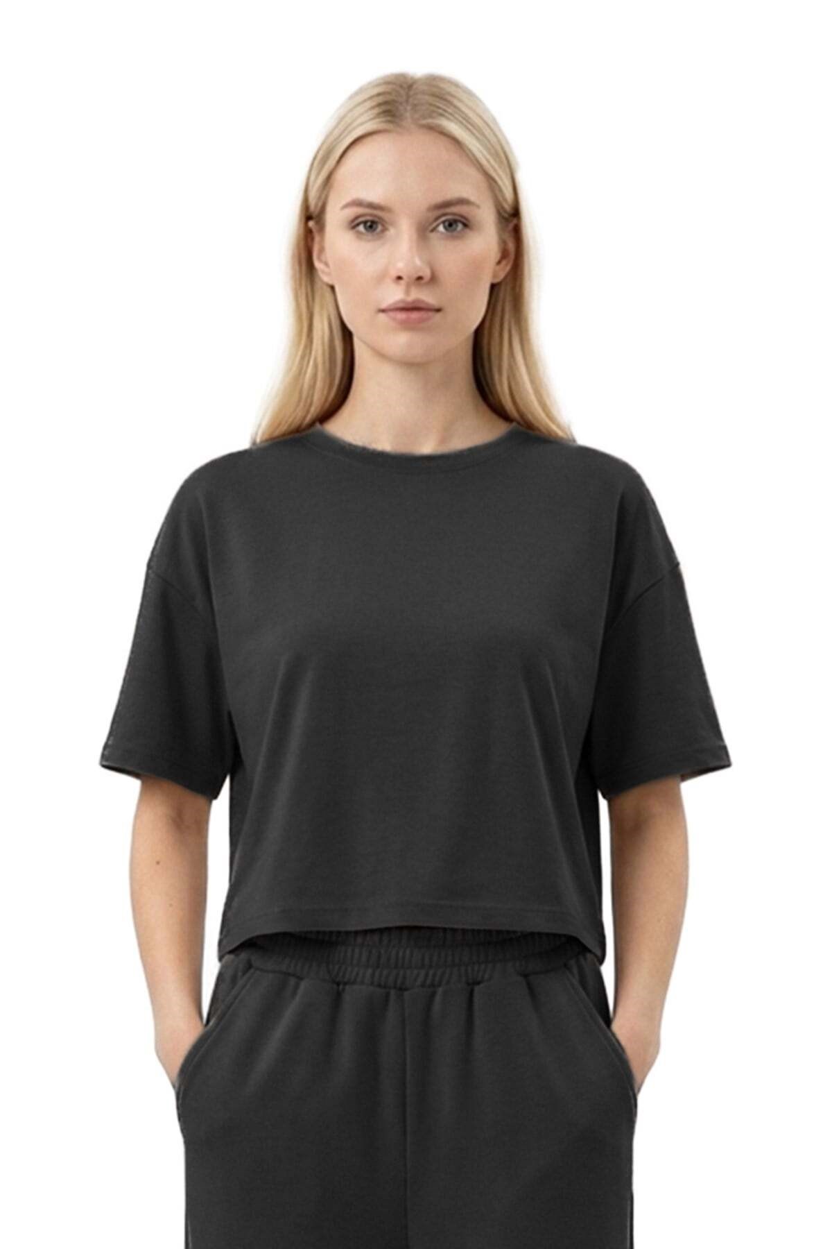 Tshirt Günlük Konfor Cepli Oysho CH3017