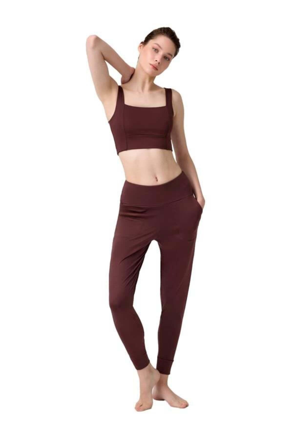 Женские спортивные штаны-джоггеры с высокой талией CH1035