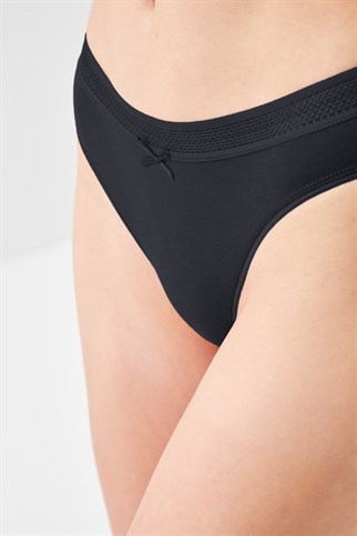 Basic Sport Cotton Brazilian Women Women Panty with Net Designed Elastic Waistband CH0336