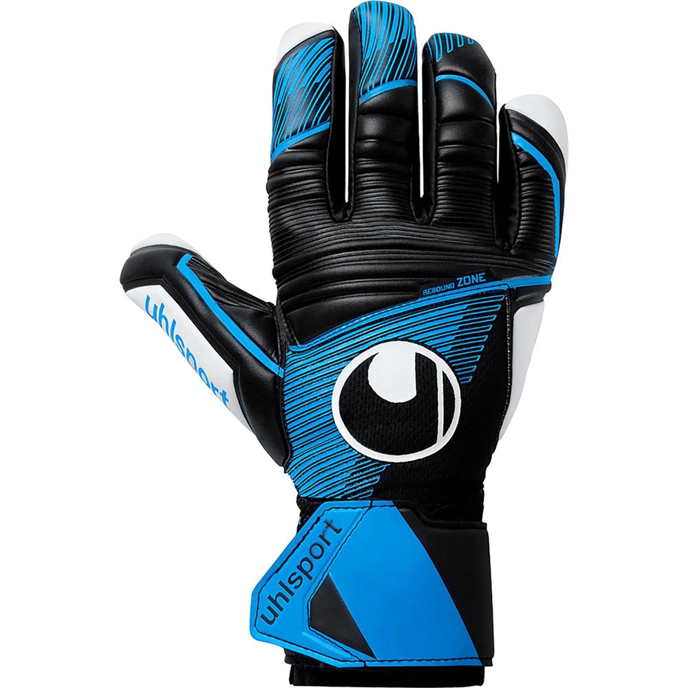 Uhlsport Kaleci Eldiveni Soft Hn Comp 101135401 Siyah Mavi Renk SİYAH MAVİ