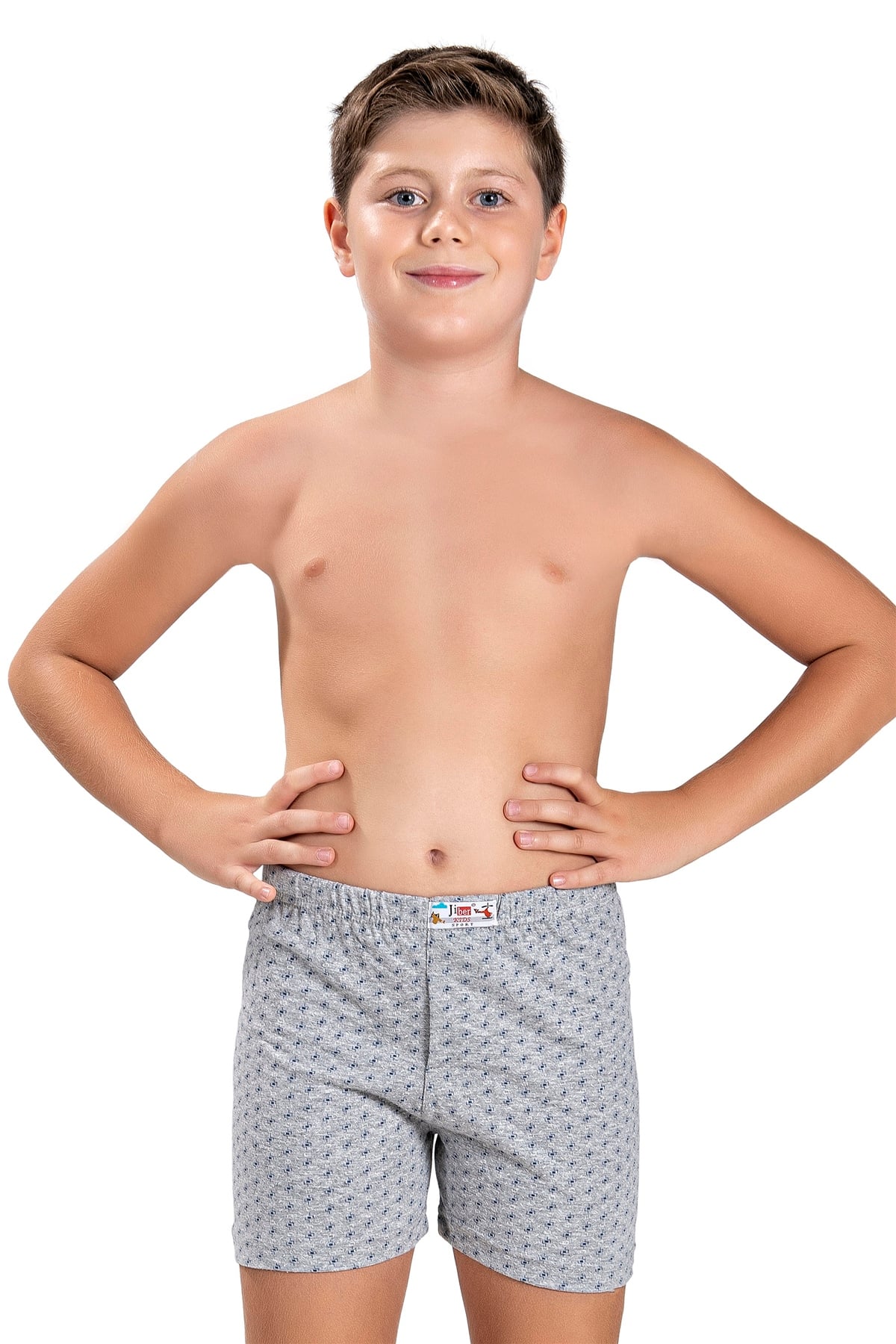 Erkek Çocuk Karışık Renkler Pamuklu Boxer 752