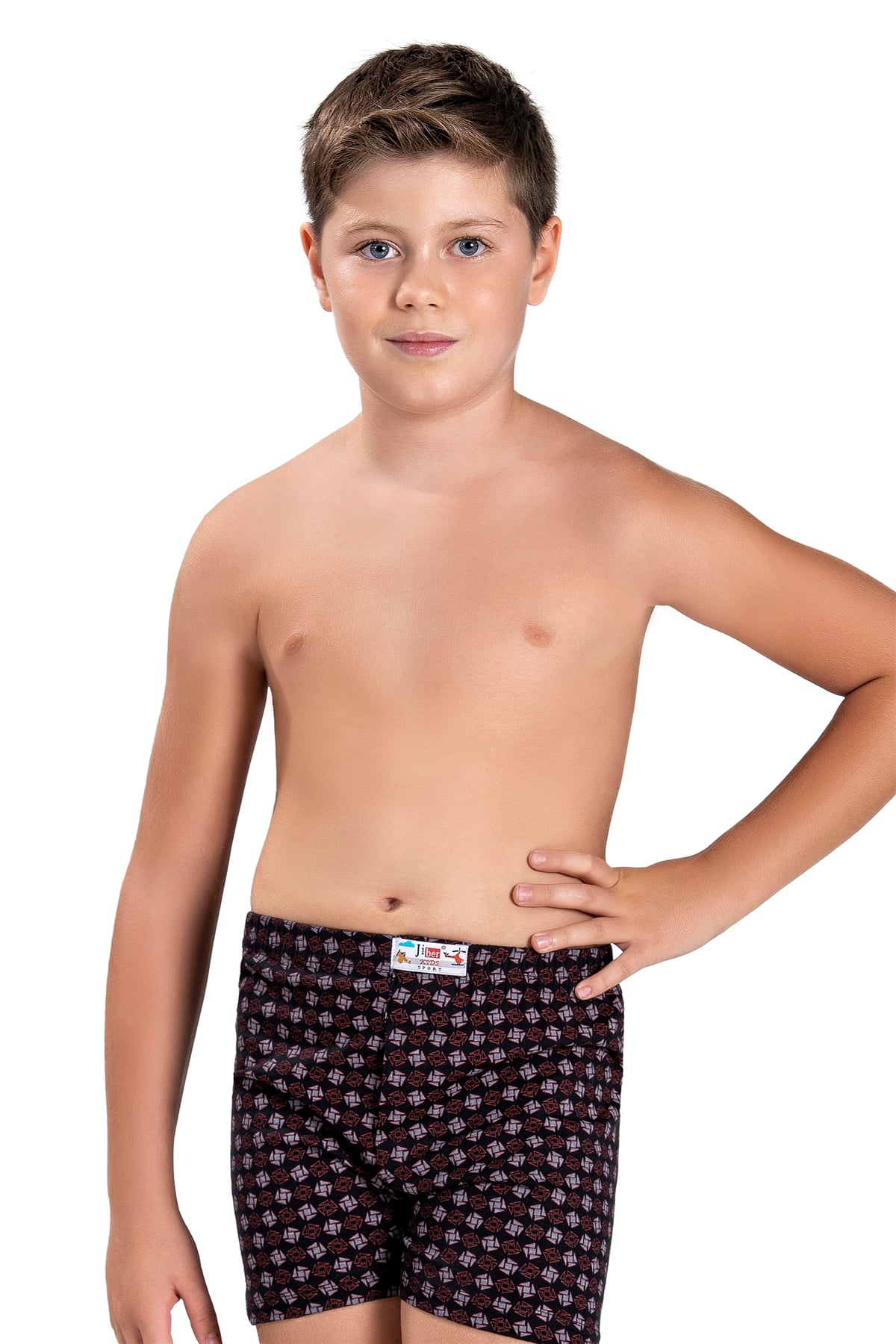 Erkek Çocuk Karışık Renkler Pamuklu Boxer 752