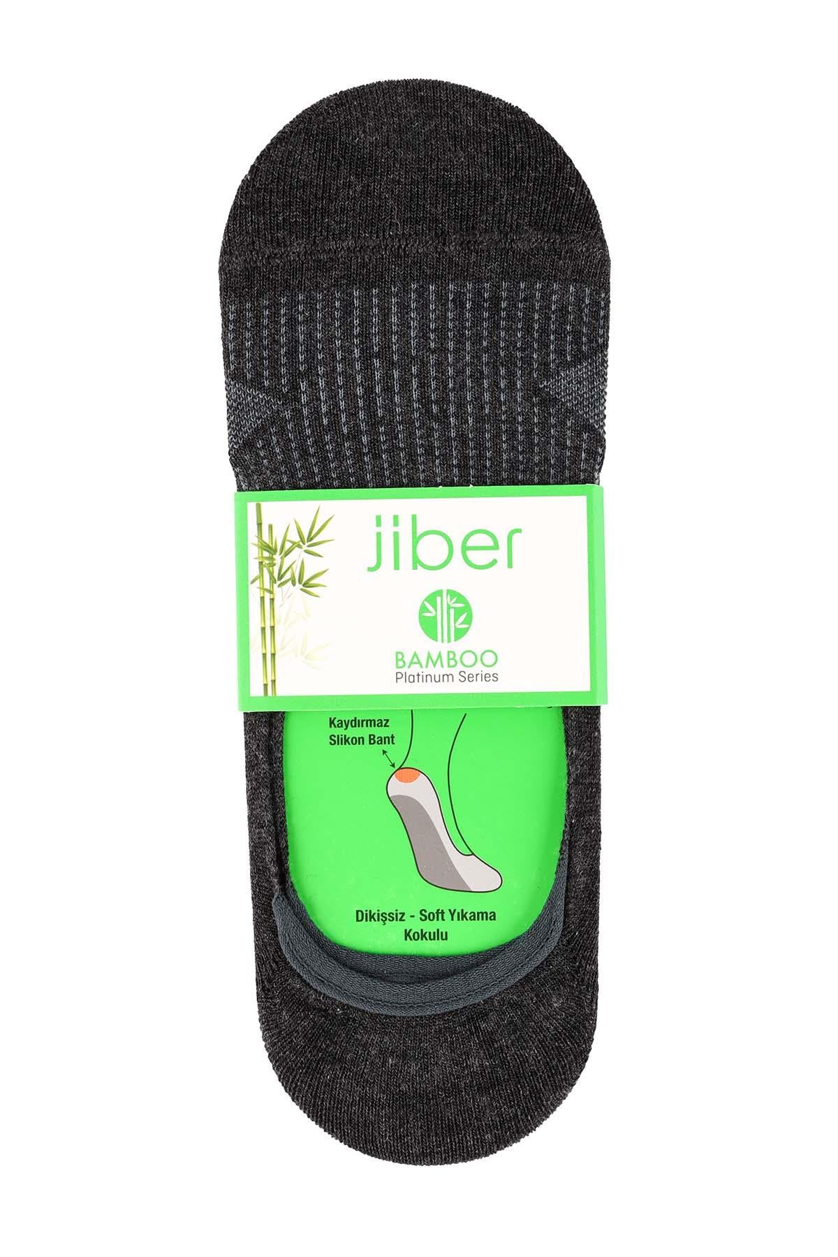 Erkek 12li Karışık Renkler Bambu Babet Çorap 7002