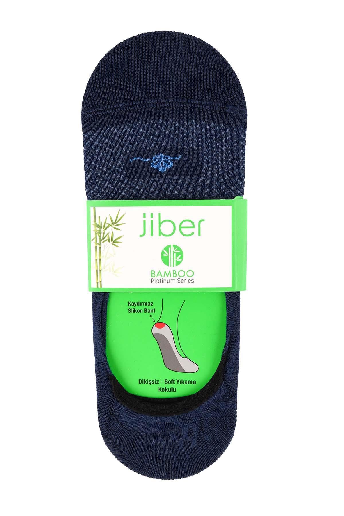 Erkek 12li Karışık Renkler Bambu Babet Çorap 7003