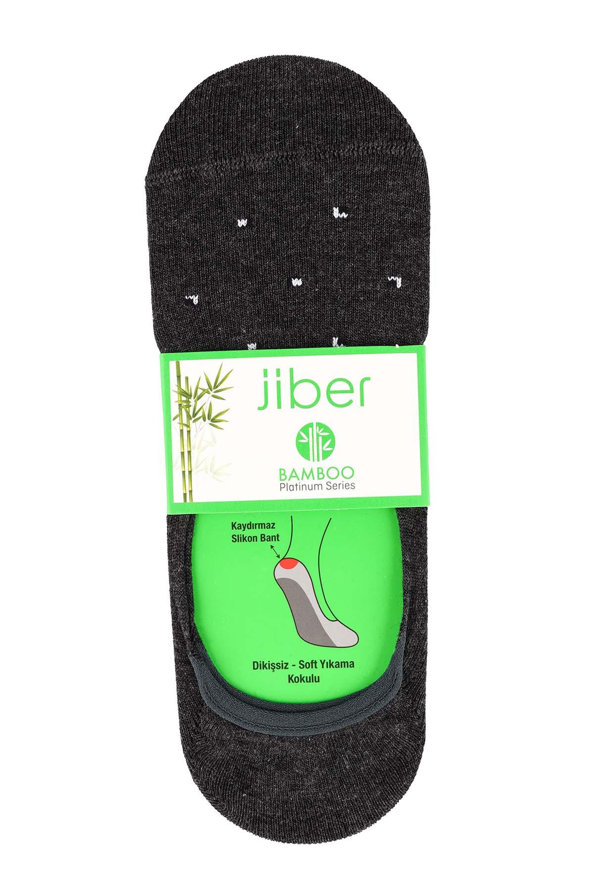 Erkek 12li Karışık Renkler Bambu Babet Çorap 7005