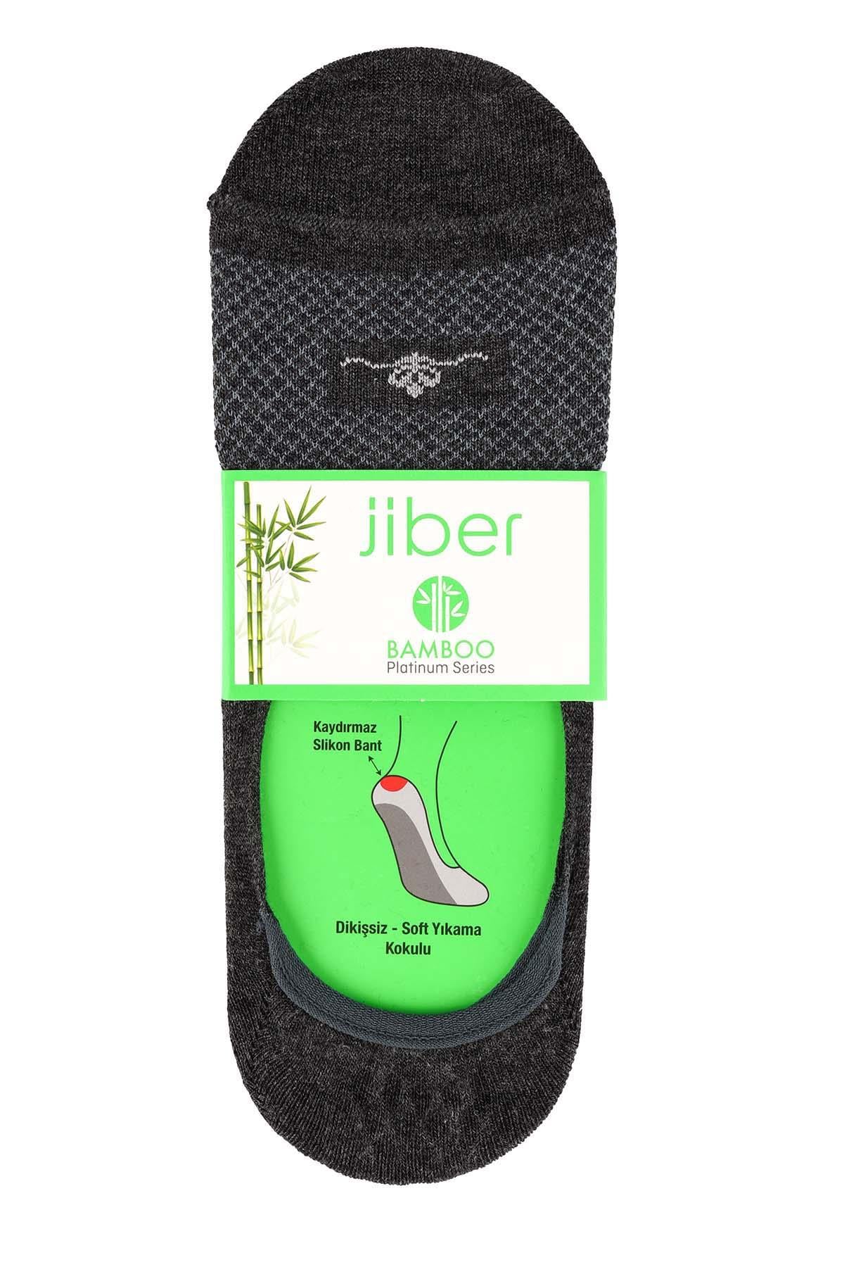 Erkek 12li Karışık Renkler Bambu Babet Çorap 7003