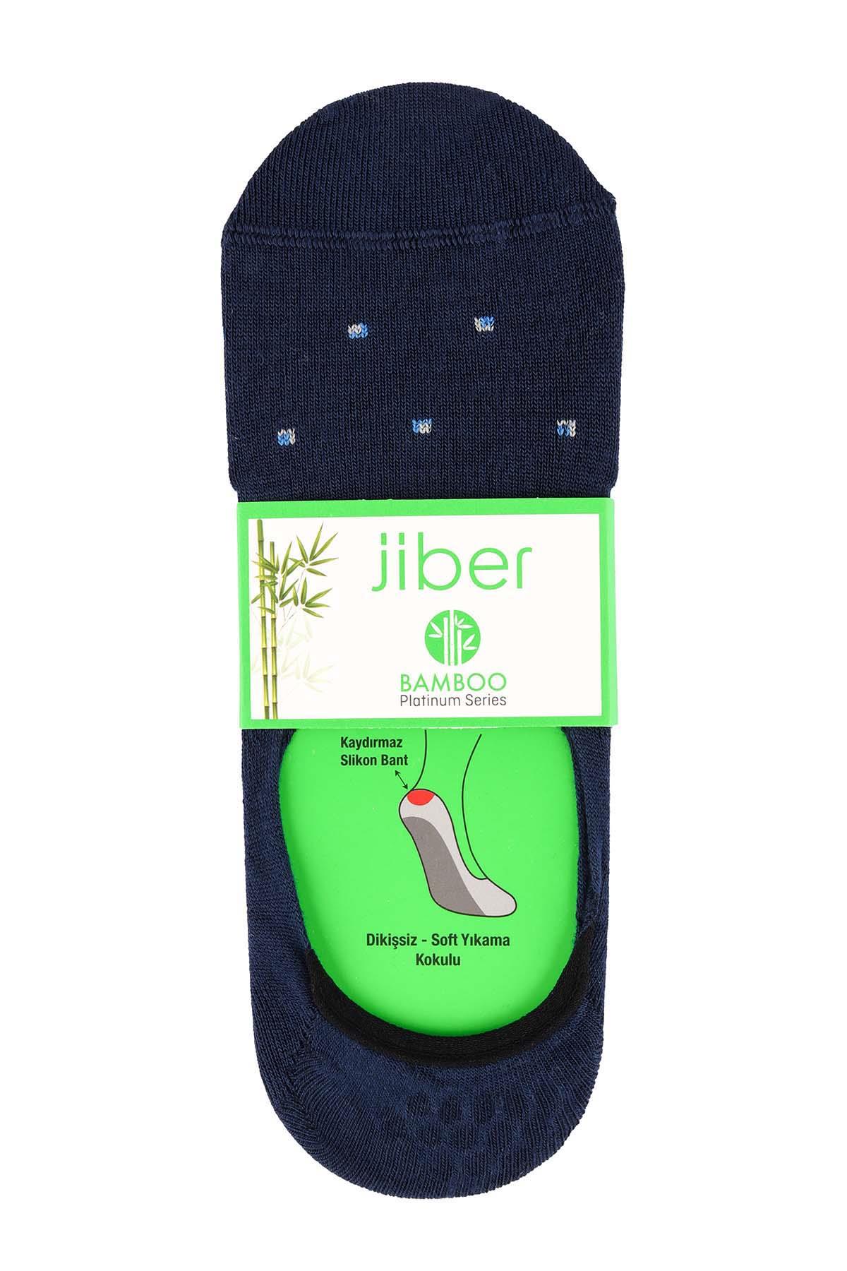 Erkek 12li Karışık Renkler Bambu Babet Çorap 7005