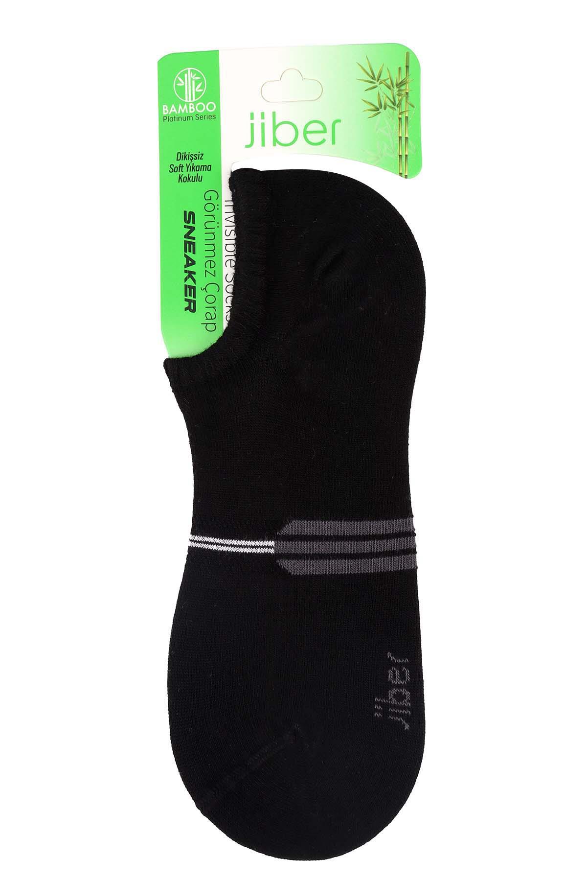 Erkek 12li Karışık Renkler Bambu Sneaker Çorap 7053