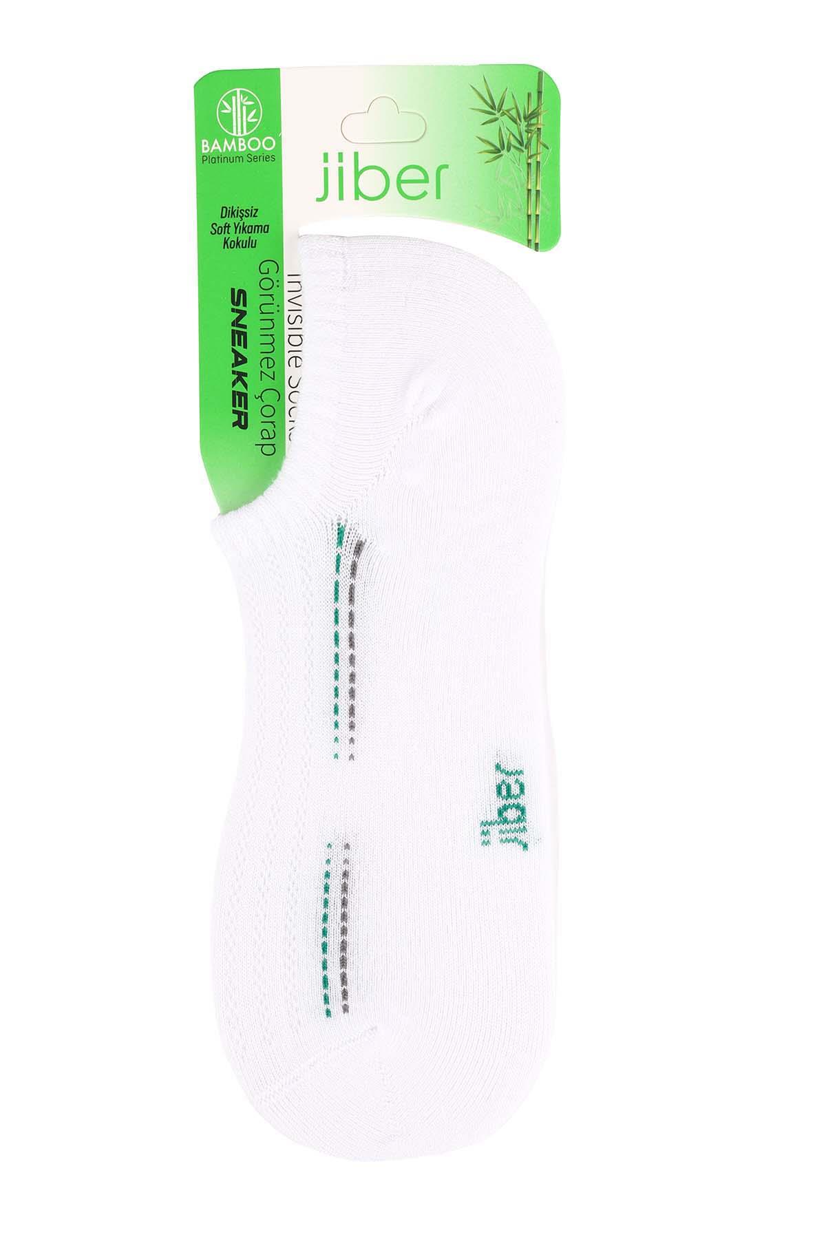Erkek 12li Karışık Renkler Bambu Sneaker Çorap 7054