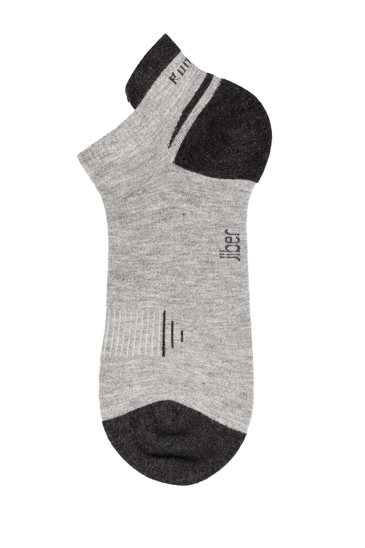 Erkek 12li Grimelanj Bambu Patik Çorap 6763