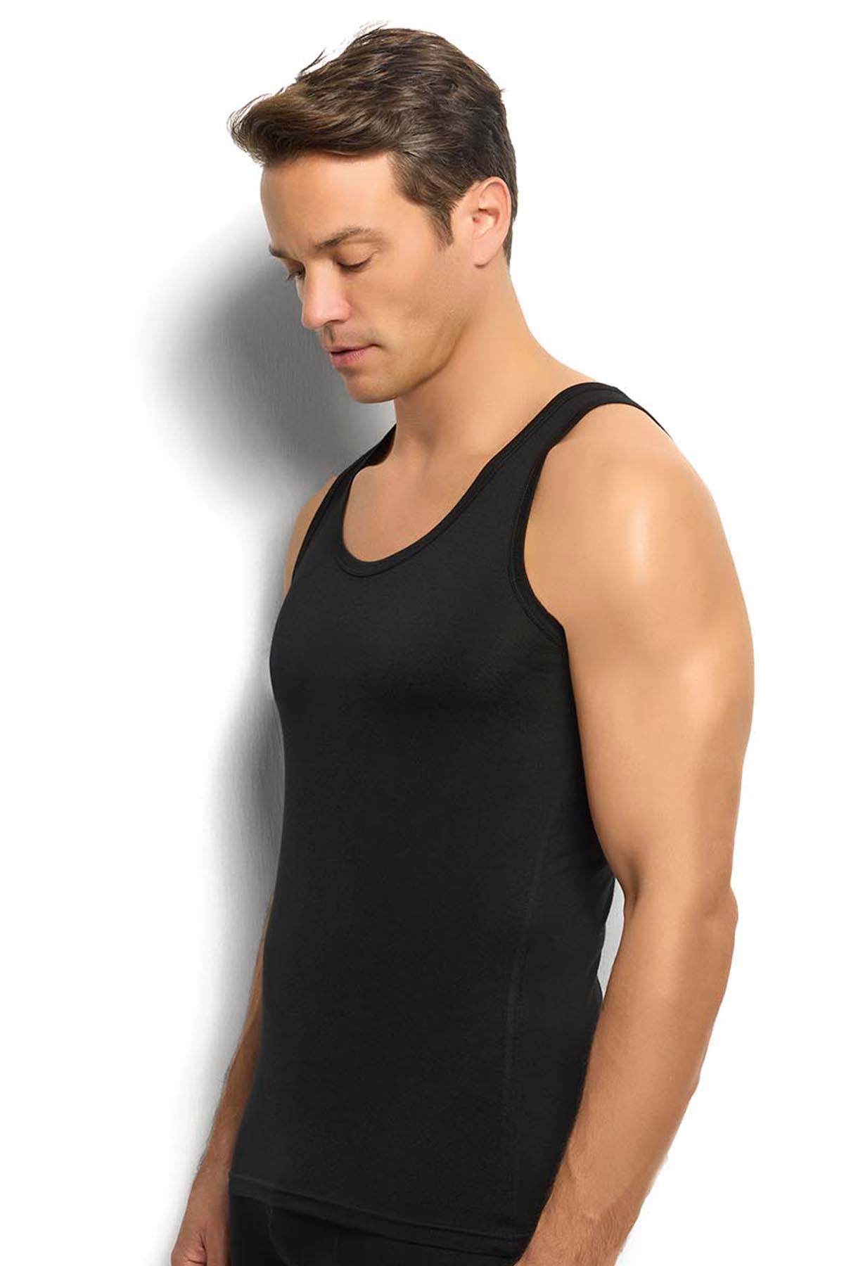 Erkek 2li Bambu Siyah Atlet 281