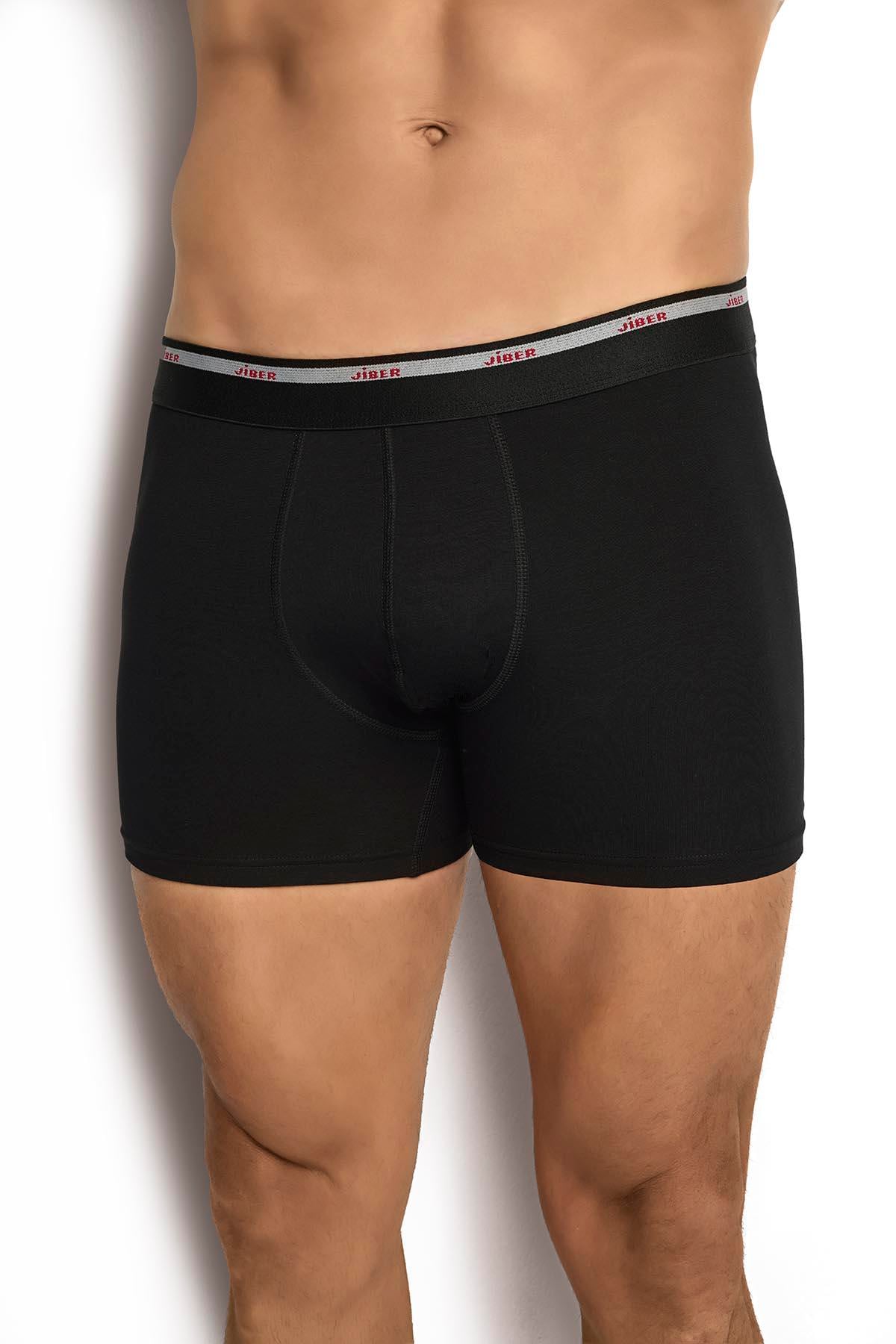 Erkek 3lü Likralı Asorti Boxer 285
