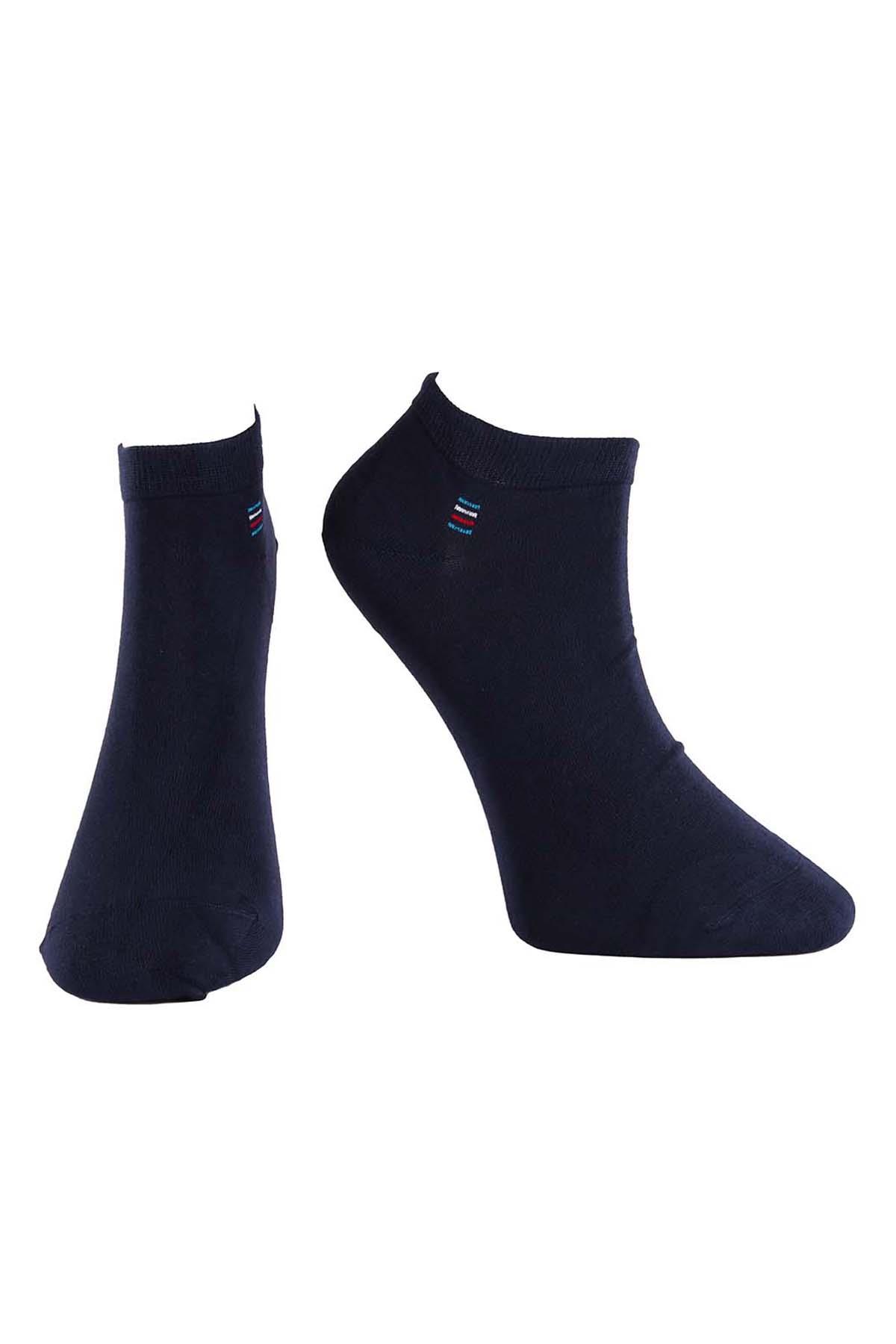 Erkek 4lü Modal Patik Çorap Karışık Renkler  6108